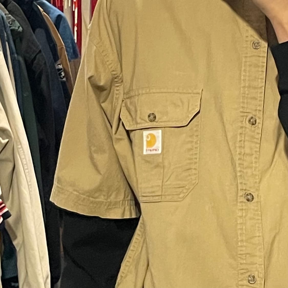 [IM] carhartt 칼하트 베이지 반팔셔츠 상품이미지5