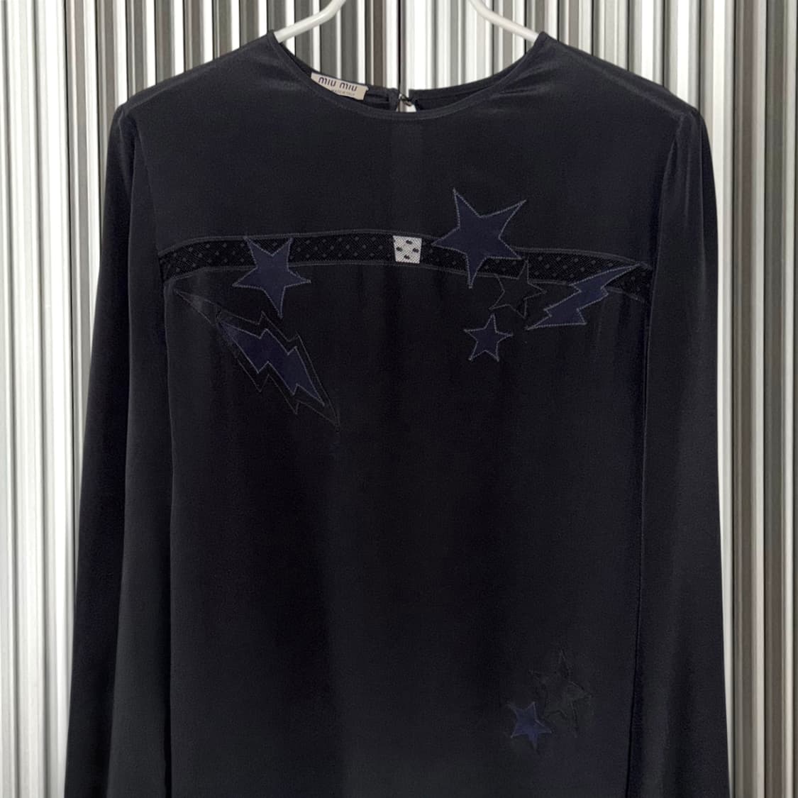 miumiu silk blouse 상품이미지3