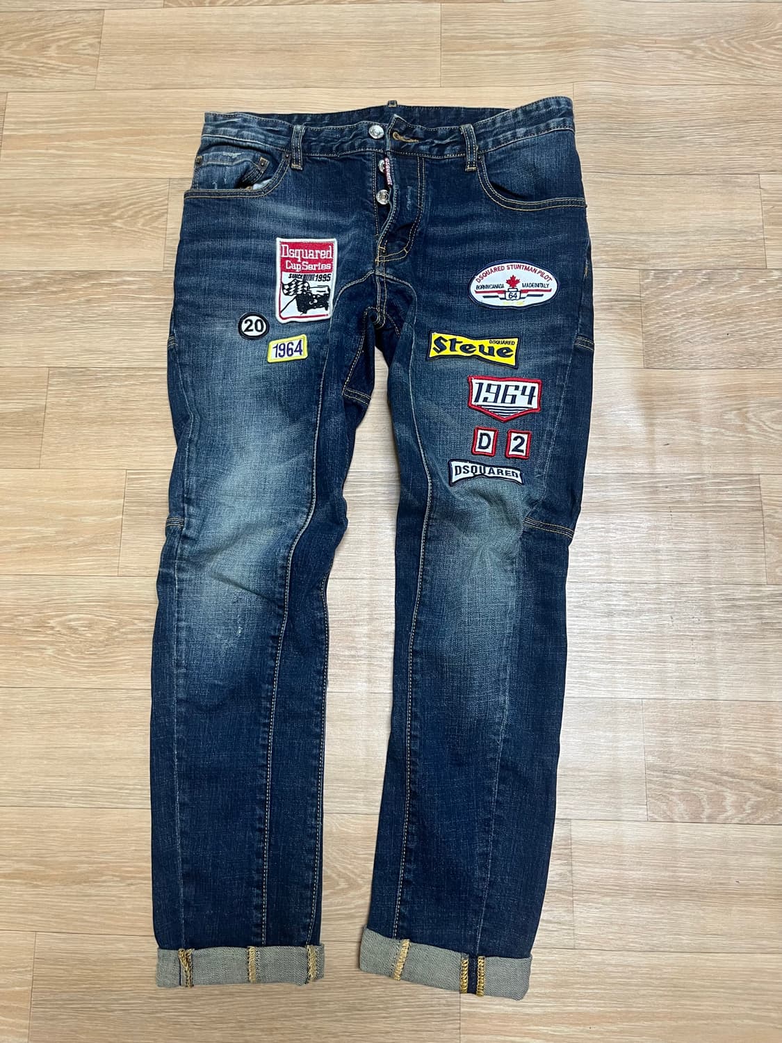 디스퀘어드2 패치 데님 팬츠 48 상품이미지1