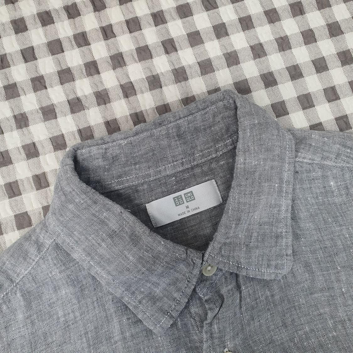 유니클로 마100 긴소매 셔츠 남자95 상품이미지2