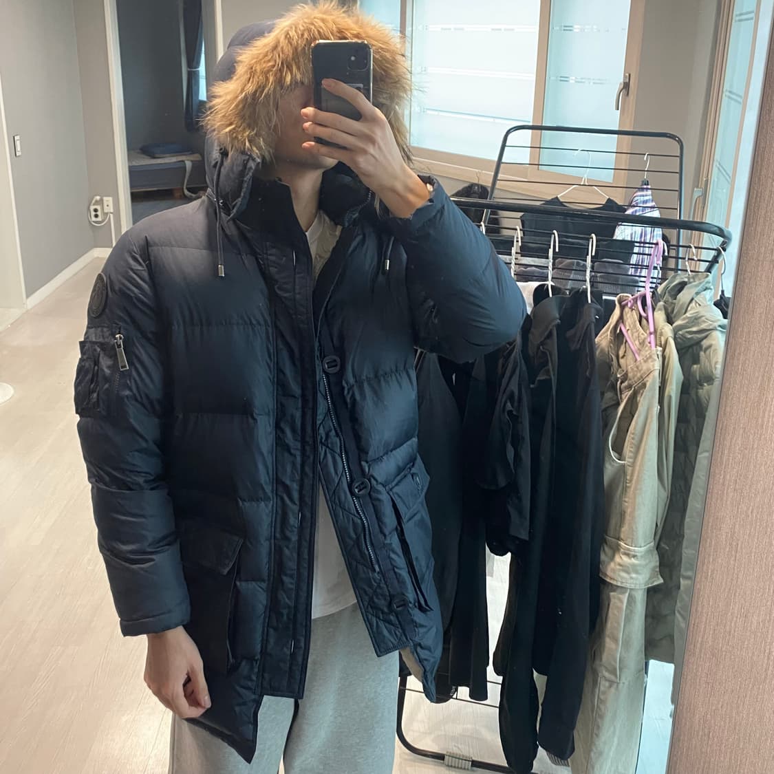 스노우피크 펄 덕 다운 패딩 네이비 95 상품이미지10