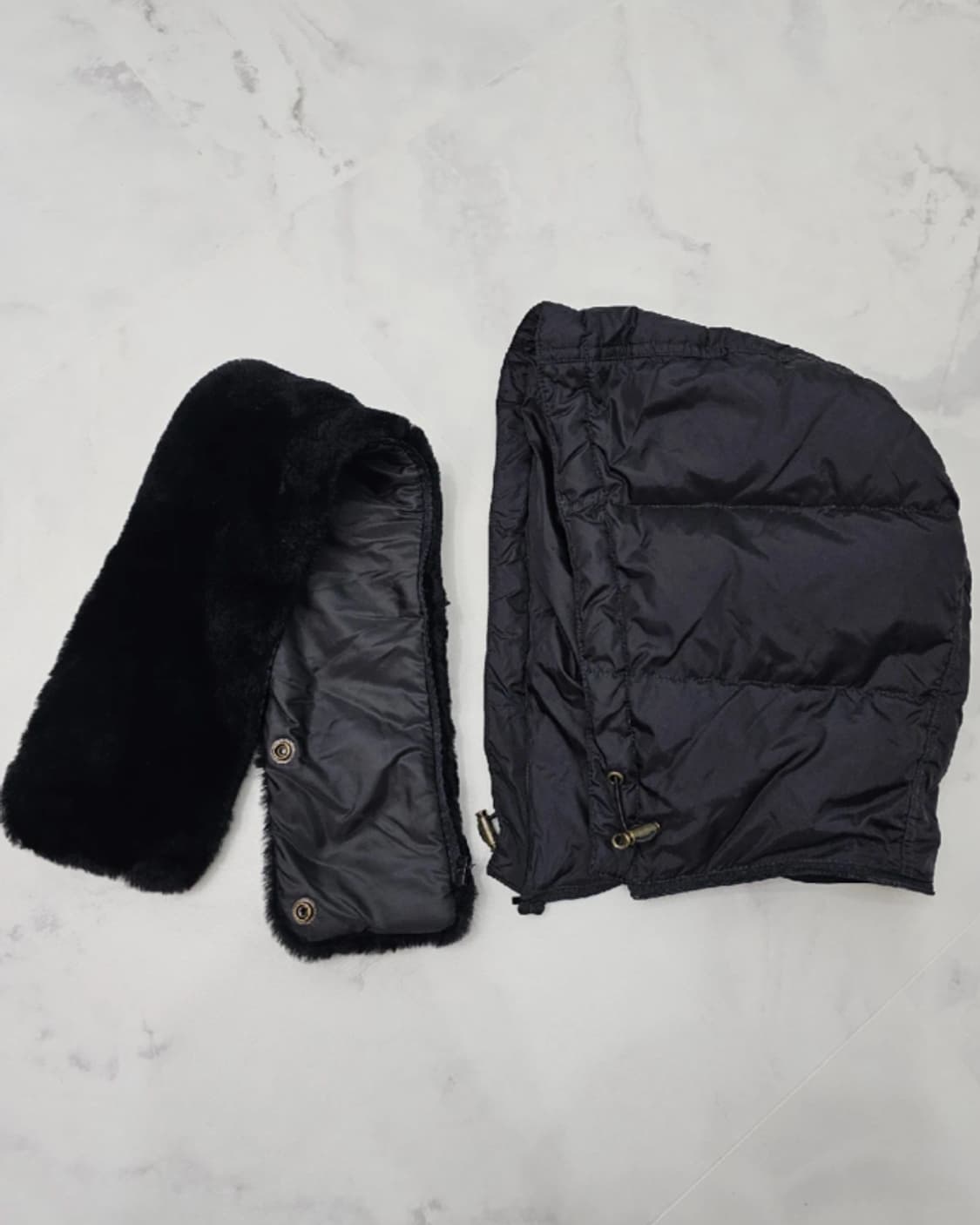 정품 버버리 블랙 벨티드 롱패딩 ~55반 상품이미지8