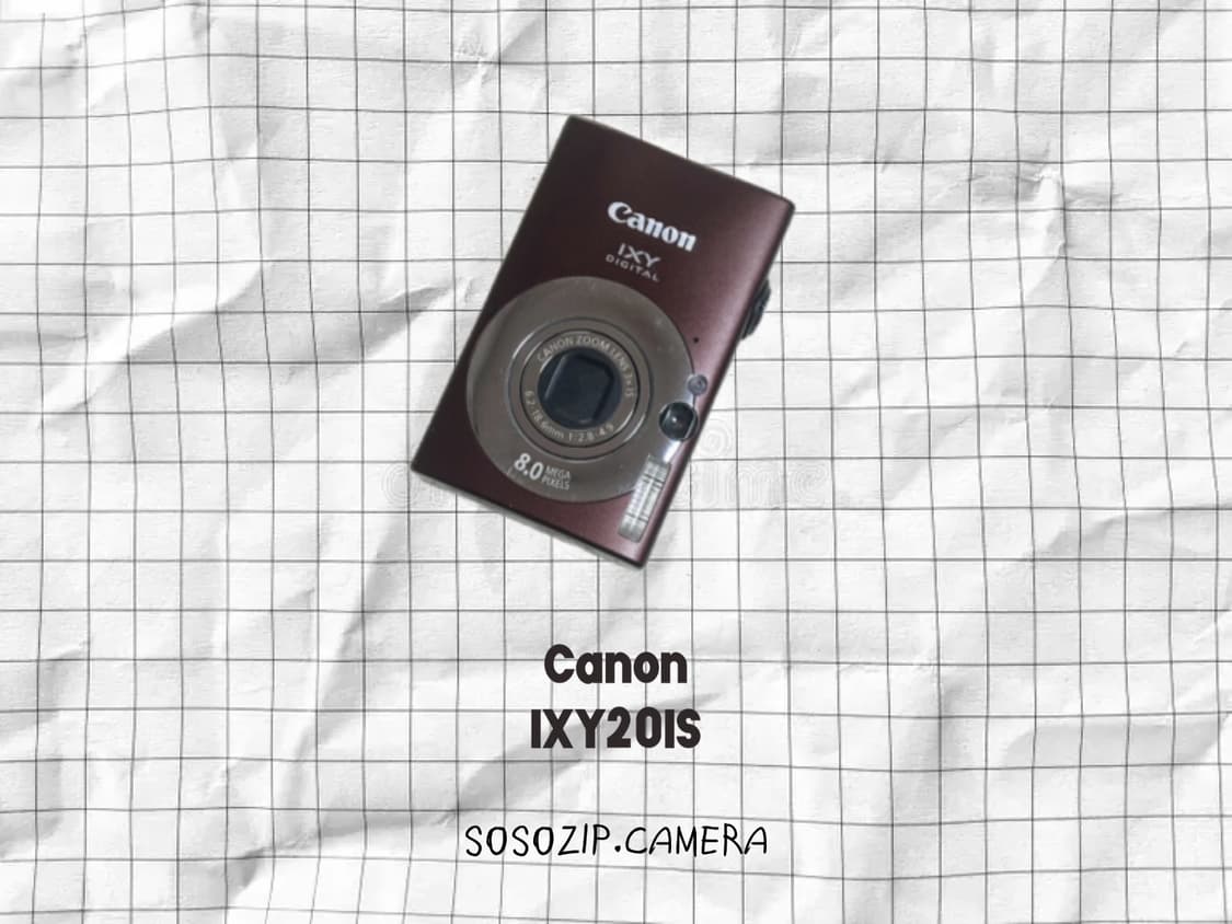[작례O]캐논 익서스20IS (ixy20is) 브라운 상품이미지1