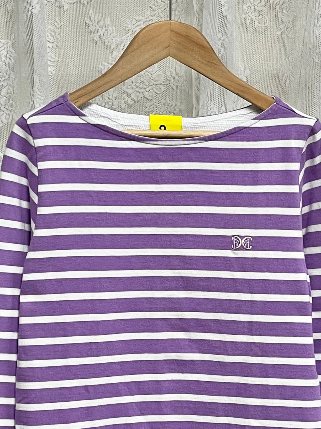 38) 럭키슈에뜨 보트넥 스트라이프 티셔츠 상품이미지3