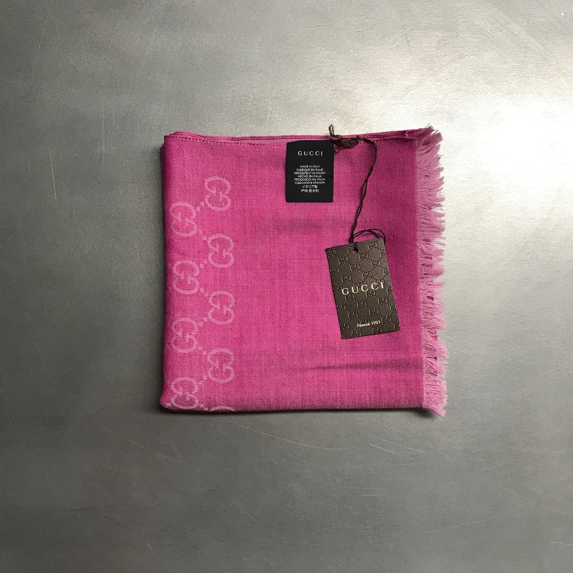 구찌 핑크 스카프 새상품 상품이미지2