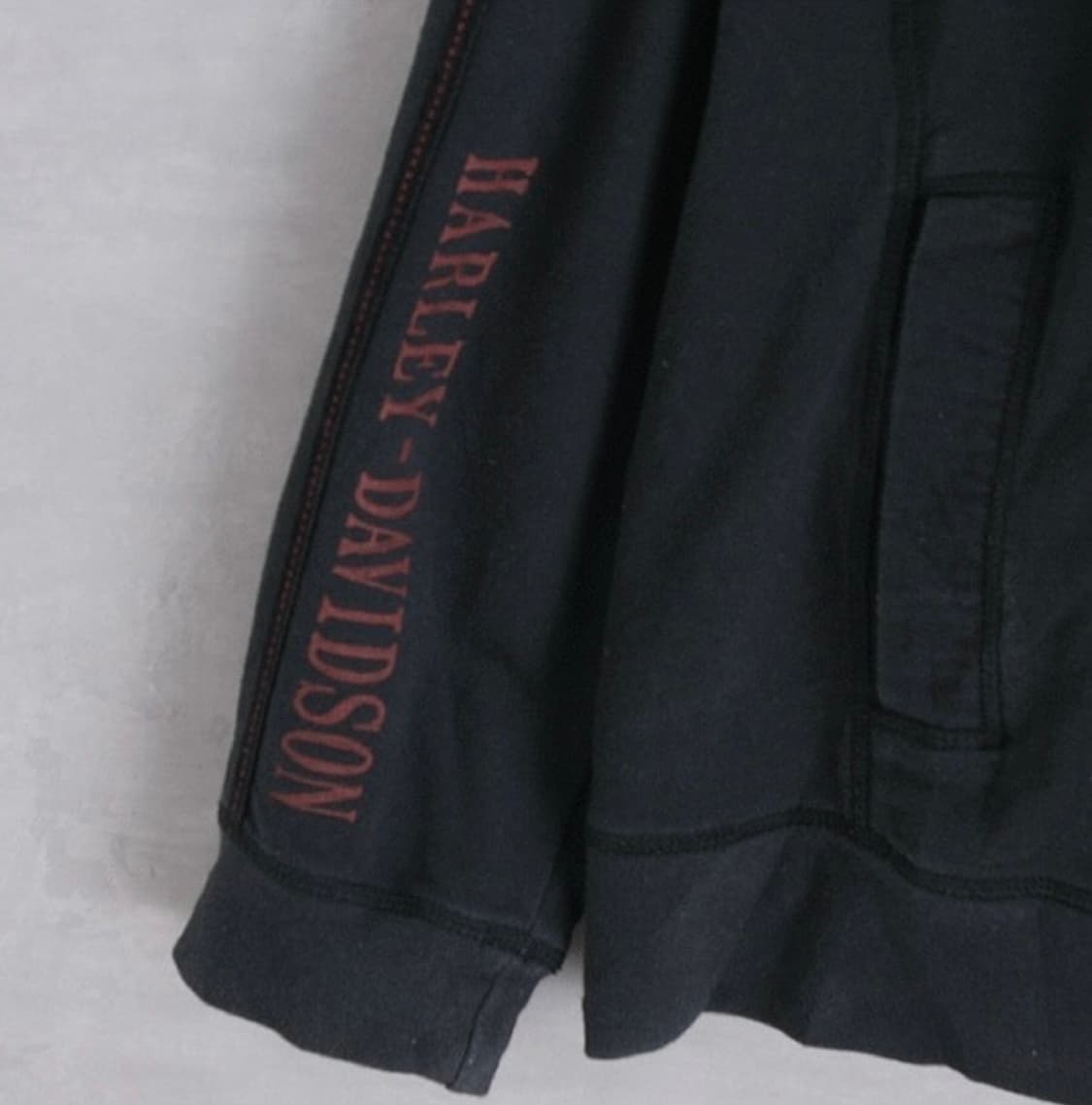 할리데이비슨 블랙 후드 스웨트셔츠 상품이미지5