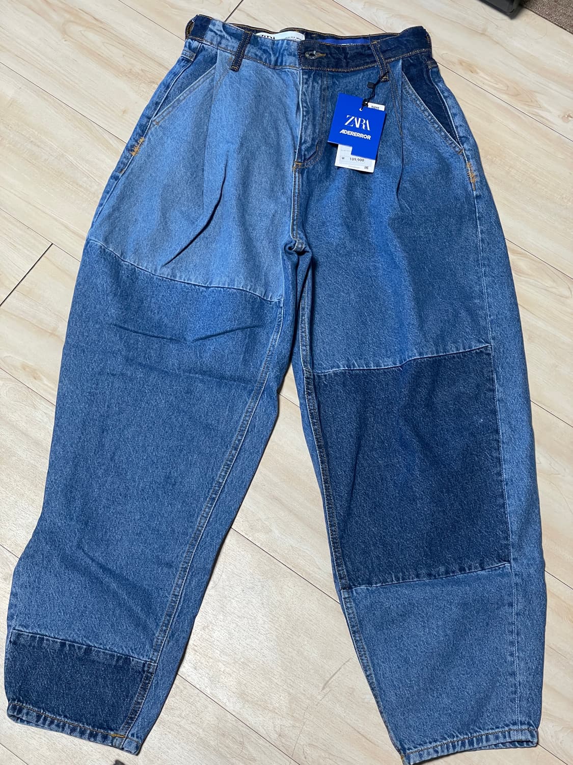 자라x아더에러 배럴 레그 진 34 상품이미지1