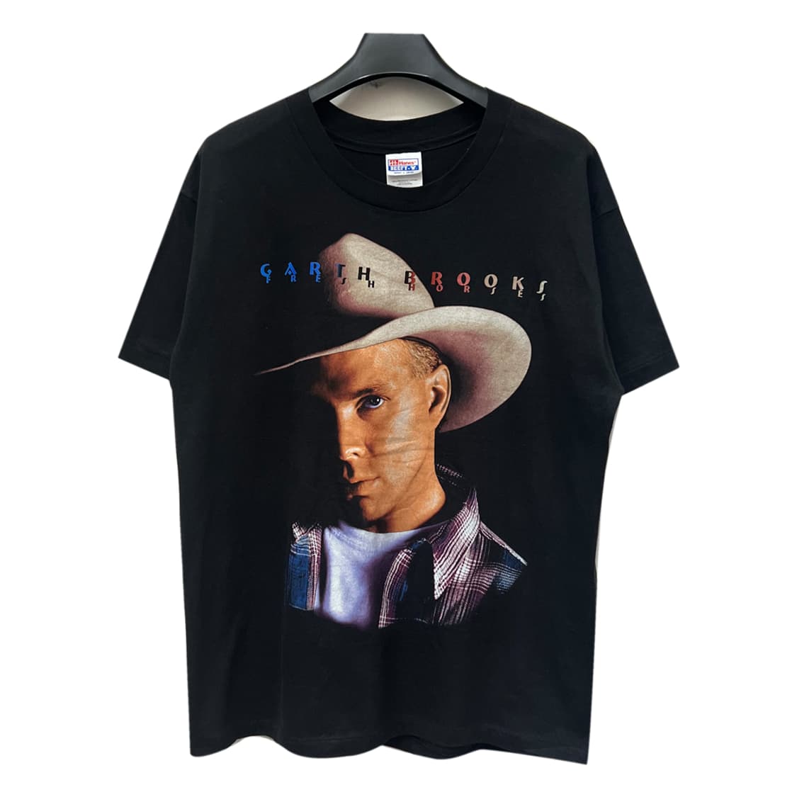 90s Made in USA 헤인즈 가스 브룩스 빈티지 반팔티 L 상품이미지2