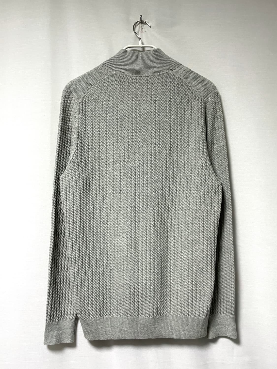 마시모두띠 남성 스웨이드 버클 코튼 캐시미어 니트 M _ 그레이 상품이미지2