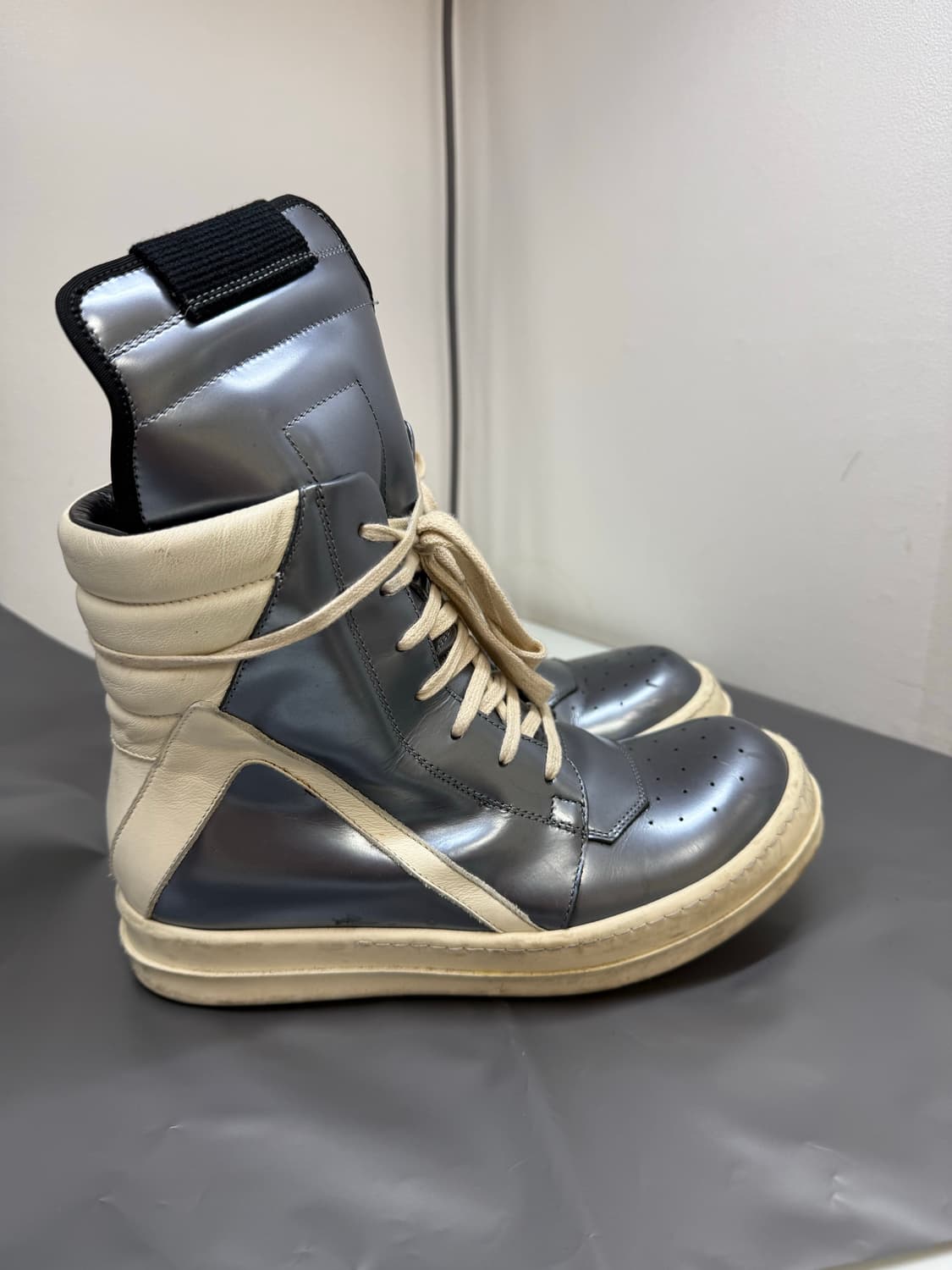 Rick Owens 지오바스켓 실버 상품이미지3