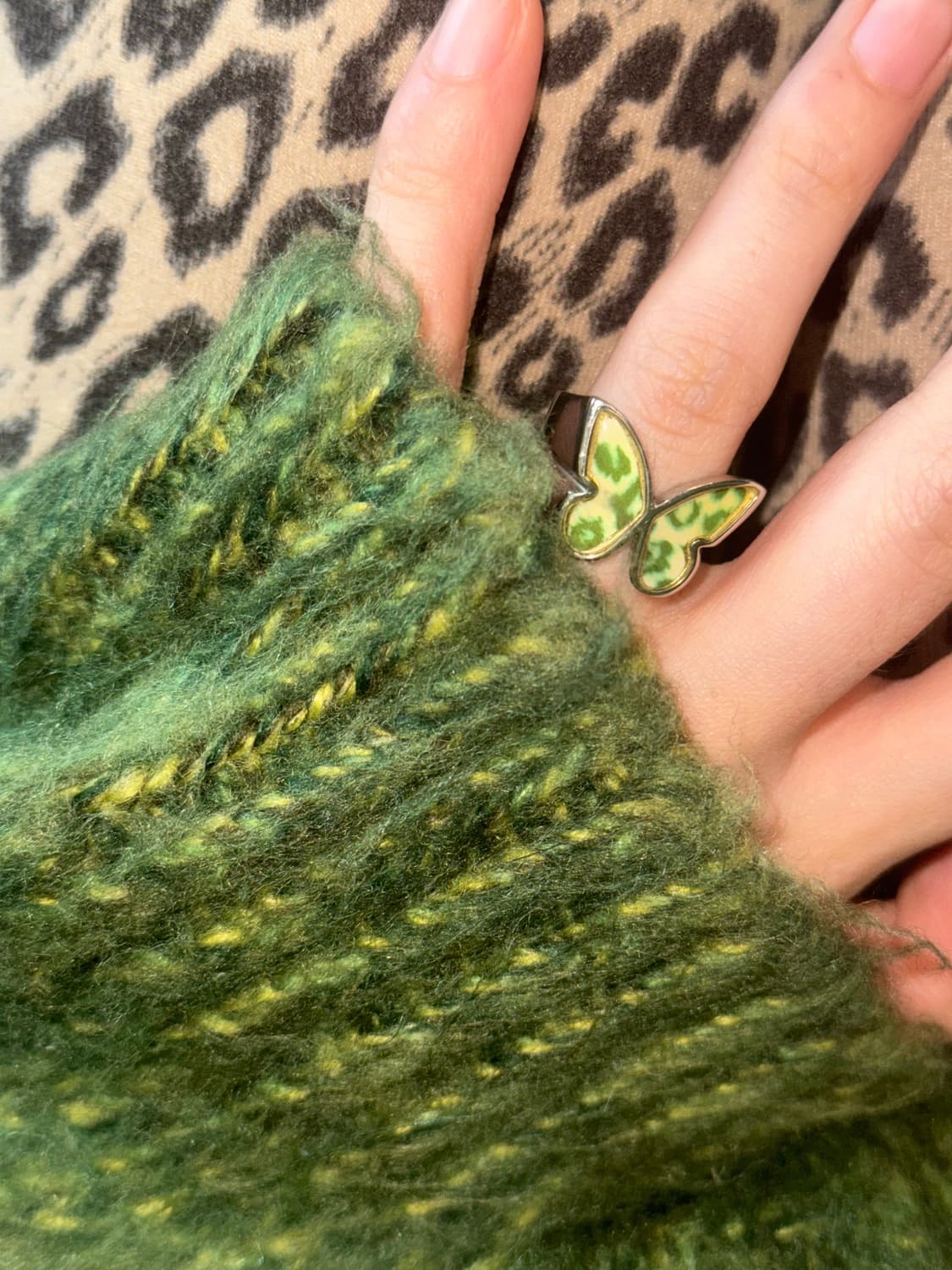 빈티지 호피나비반지 상품이미지1