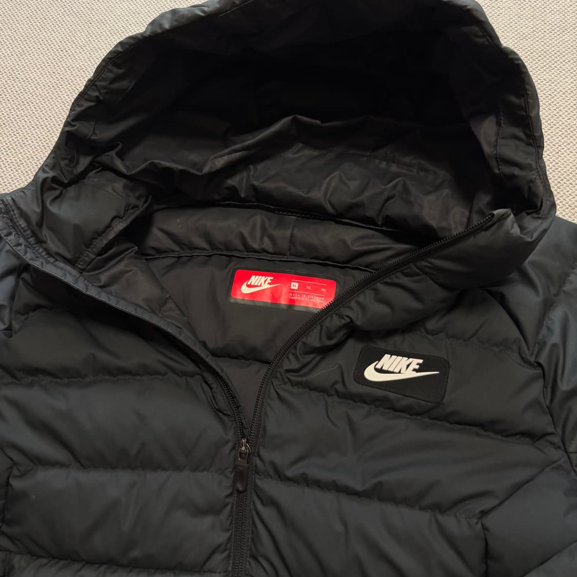 나이키 로고 경량패딩 자켓 상품이미지2