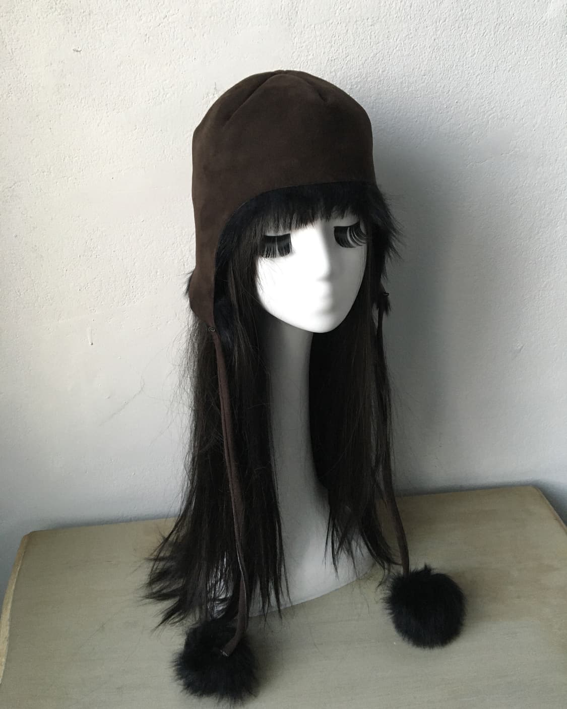 fur pom pom hat 상품이미지8