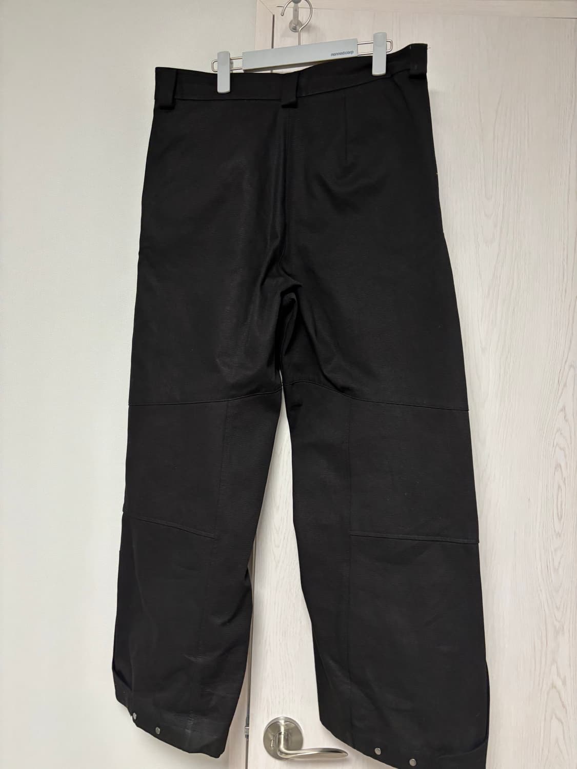 2) 논노드 세그먼트 팬츠 블랙 상품이미지3