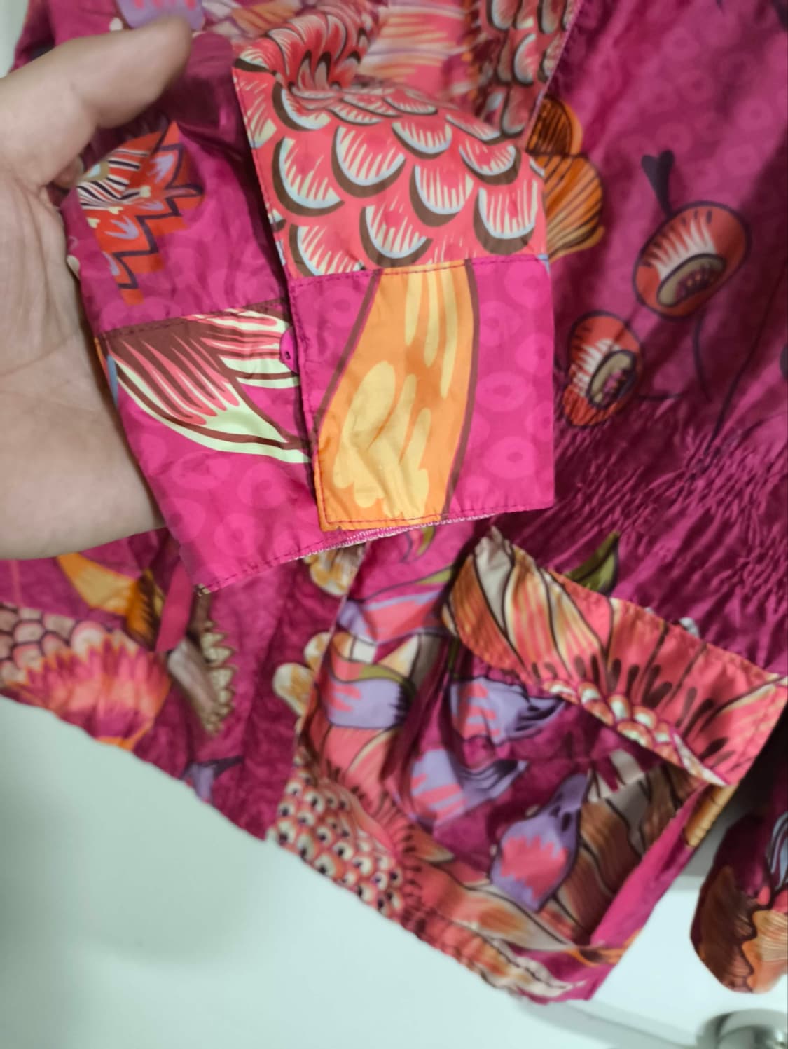 38 오일릴리 플로럴 프린트 바람막이 자켓 상품이미지4