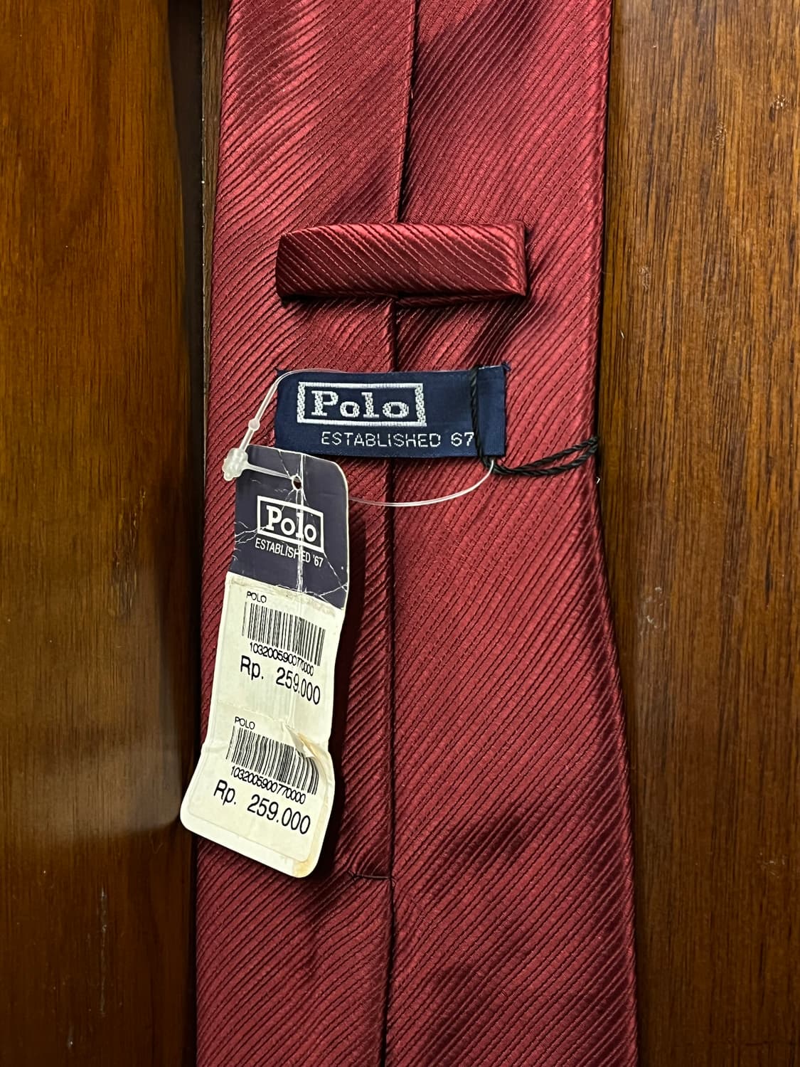 폴로 랄프로렌 넥타이 레드 #csz2580 상품이미지3