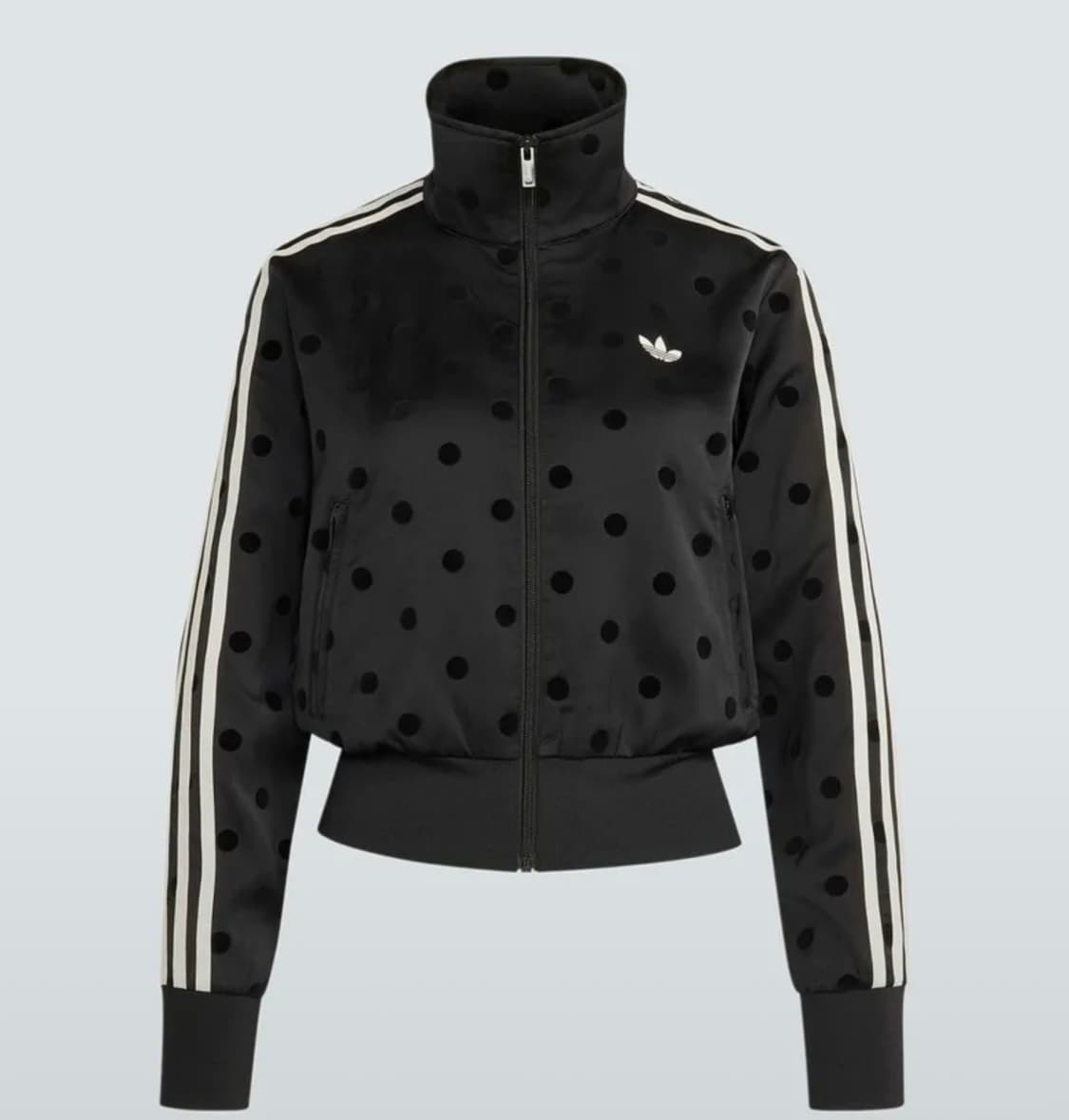 아디다스 새틴 폴카 닷 트랙탑 블랙 s 상품이미지1