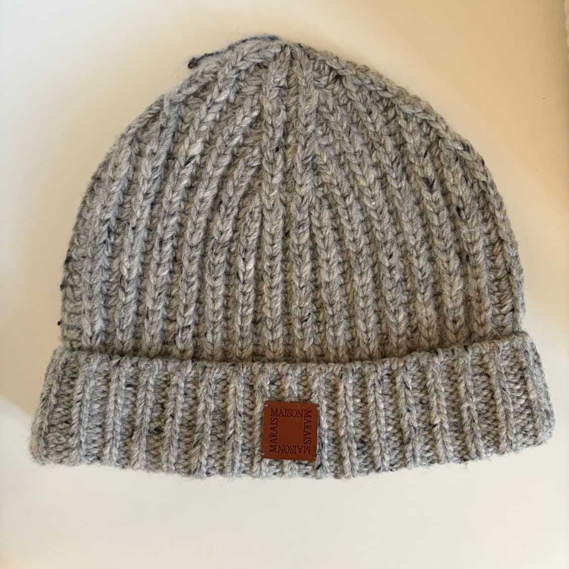 Ribbed Recycled Wool Blend Beanie 상품이미지4