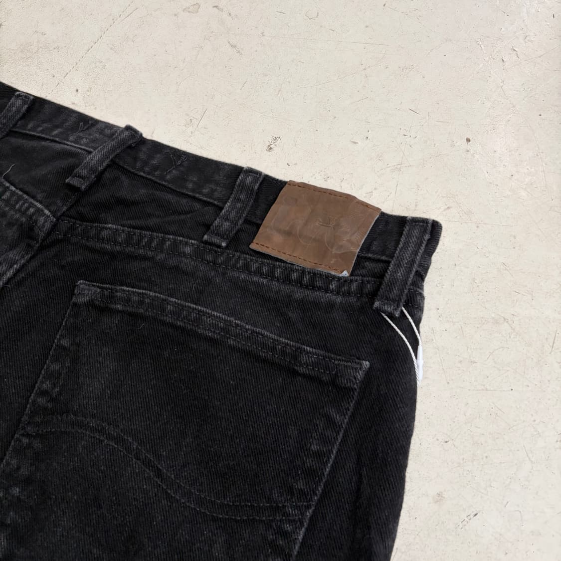 00s LEE 빈티지 흑청 데님팬츠 34x29 상품이미지8