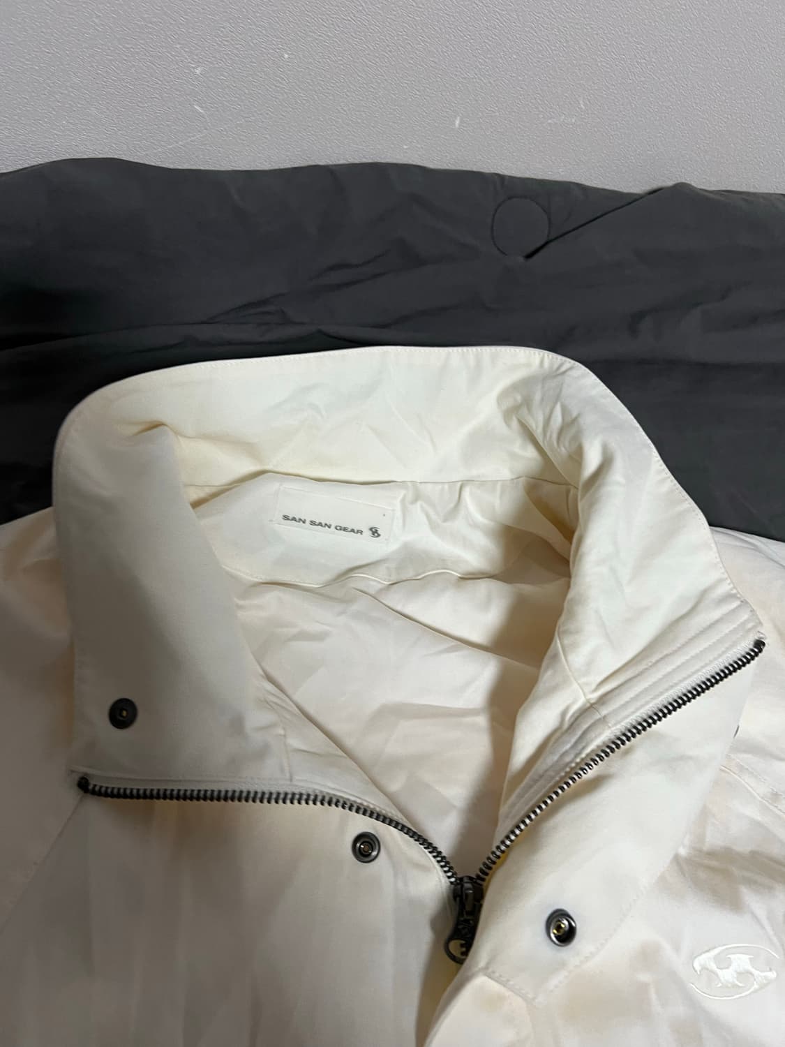 (4) 산산기어 어파인 커브자켓 아이보리 1회착 새상품급 상품이미지6