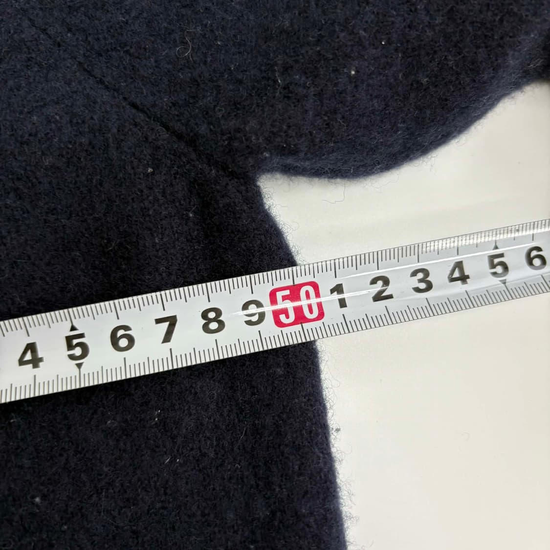 폴로 랄프로렌 네이비 램스울 100% 크루넥 니트(L) 상품이미지6