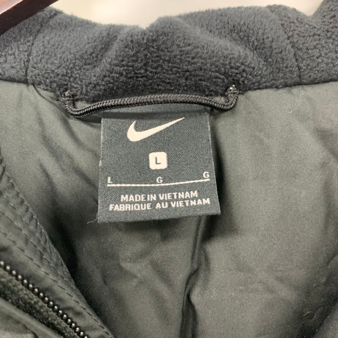 나이키 스우시 블랙 투웨이 패딩 점퍼 상품이미지8