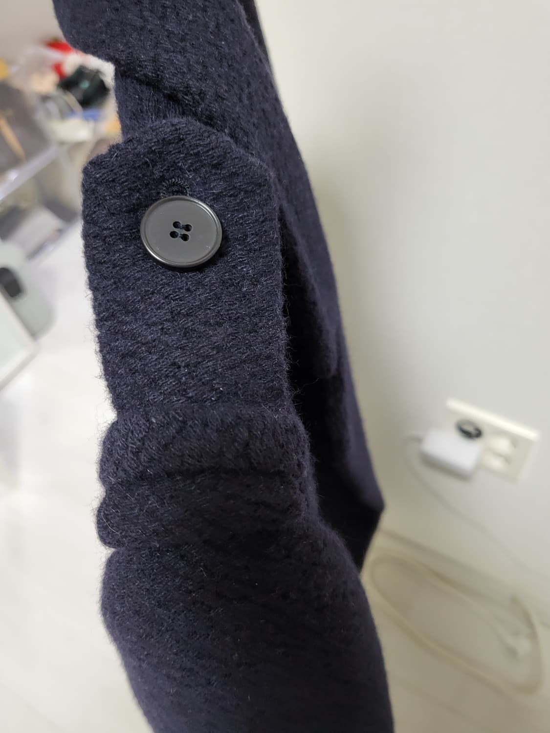 Sandro 네이비 울코트 36 55-66 상품이미지7