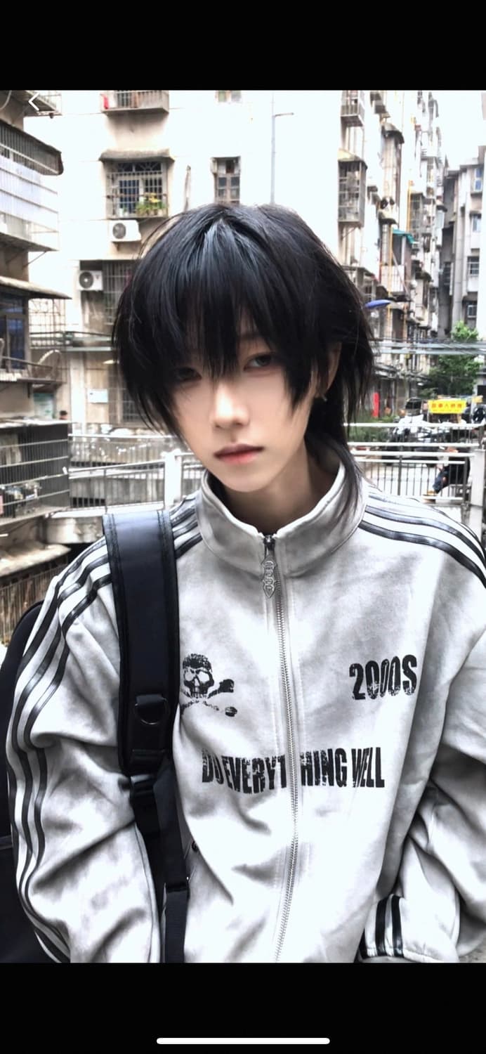 Distressed Skull Zip Jacket 상품이미지4