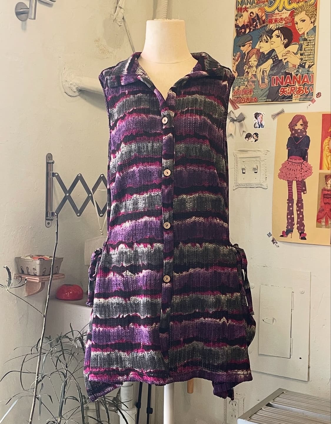 퍼플 셔링 레이어드 베스트 [무배] 상품이미지1