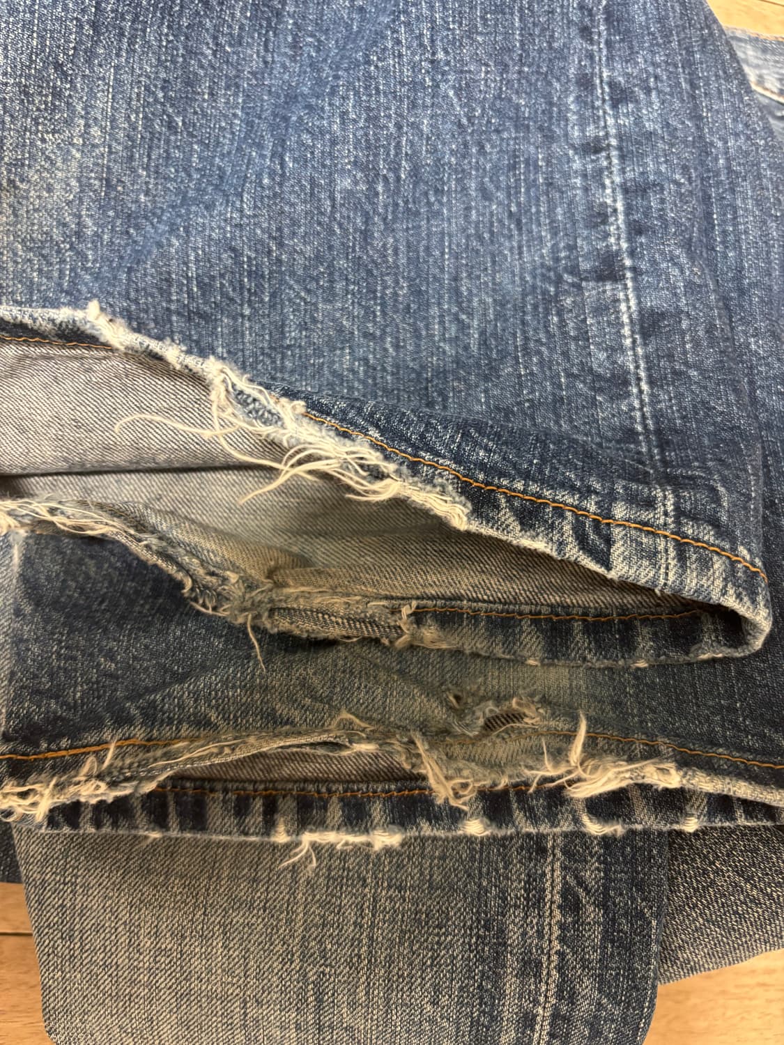 리바이스 501 워싱 데님팬츠 상품이미지4