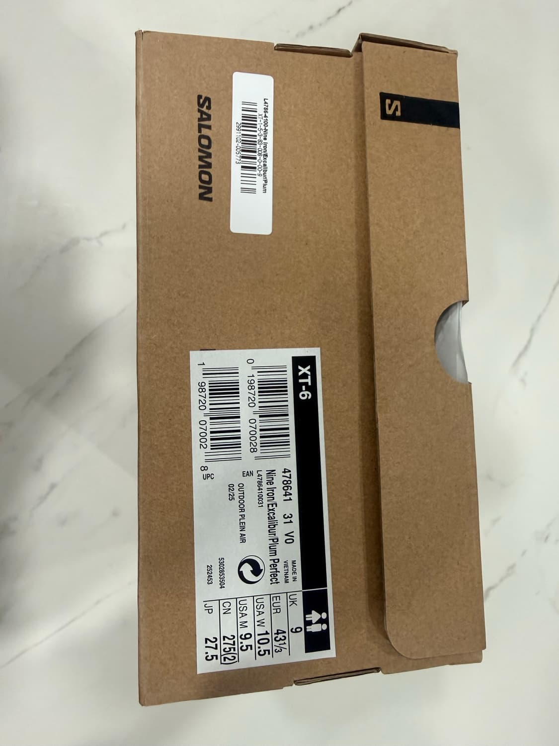 살로몬 XT-6 새상품 팝니다. 남자275황금 사이즈 상품이미지4