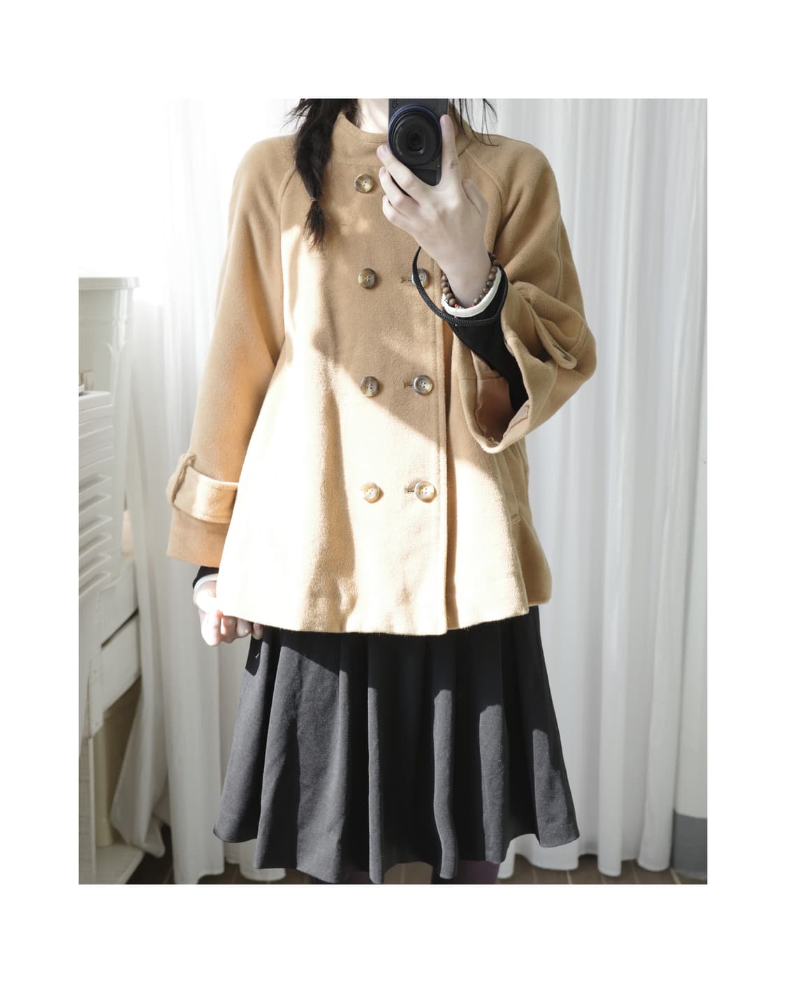 Reddish brown coat 상품이미지2