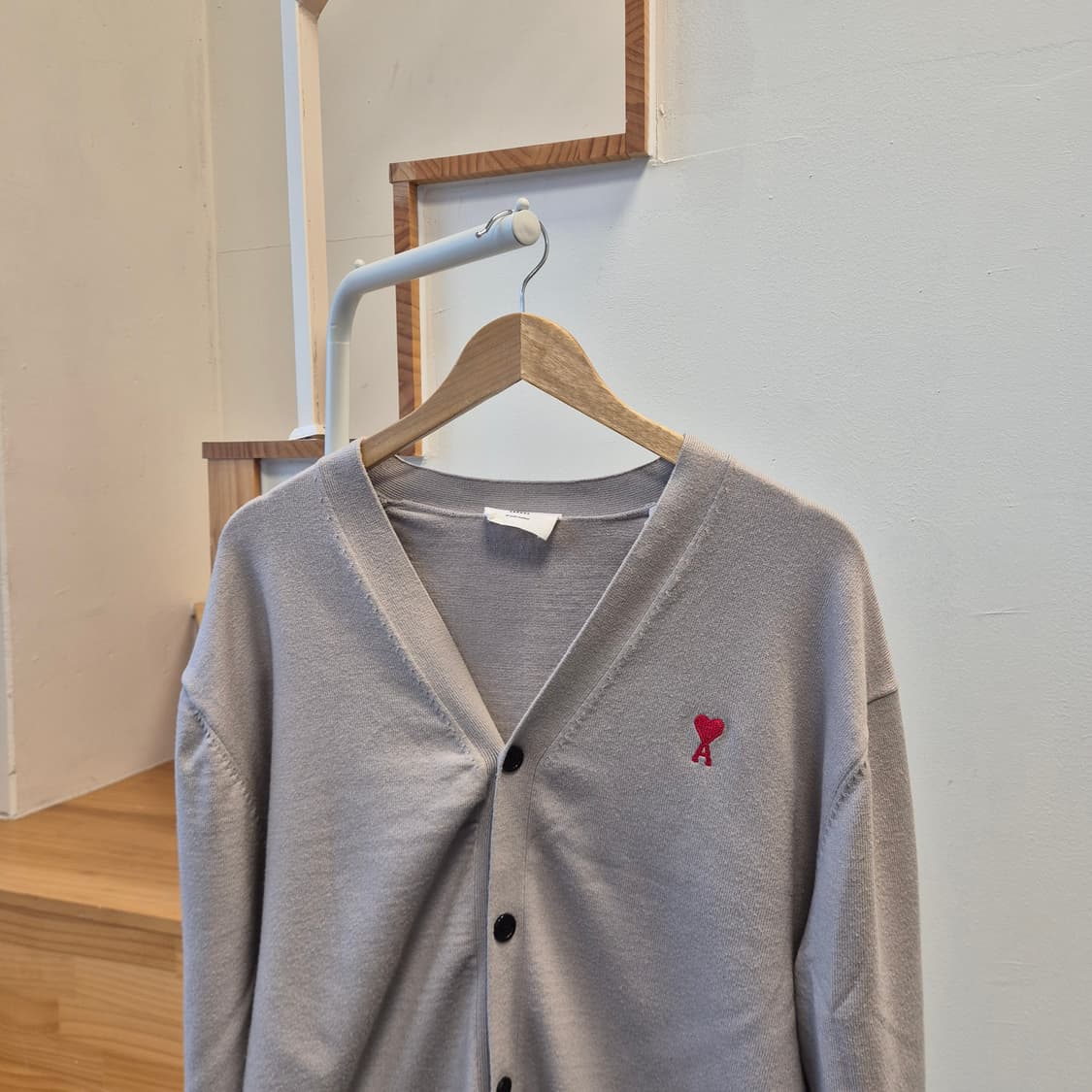 아미 라이트그레이 가디건  상품이미지2