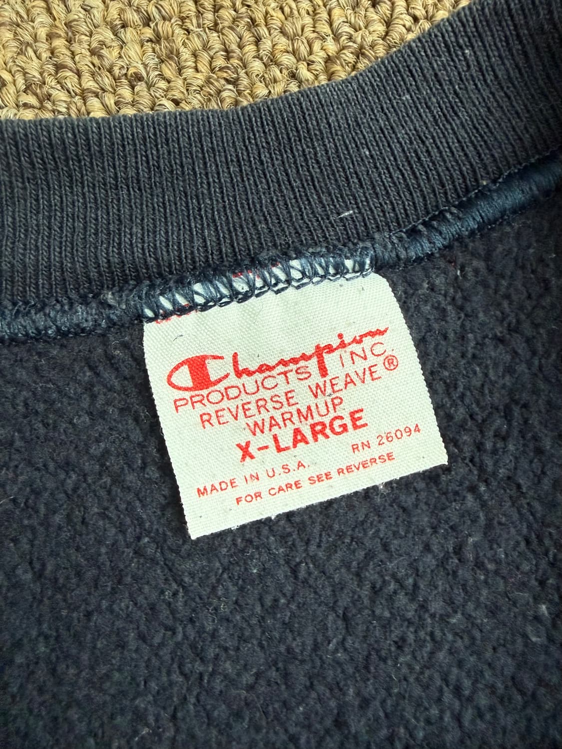 80-90 Made in usa Champion 리버스위브 스웻셔츠맨투맨 상품이미지3