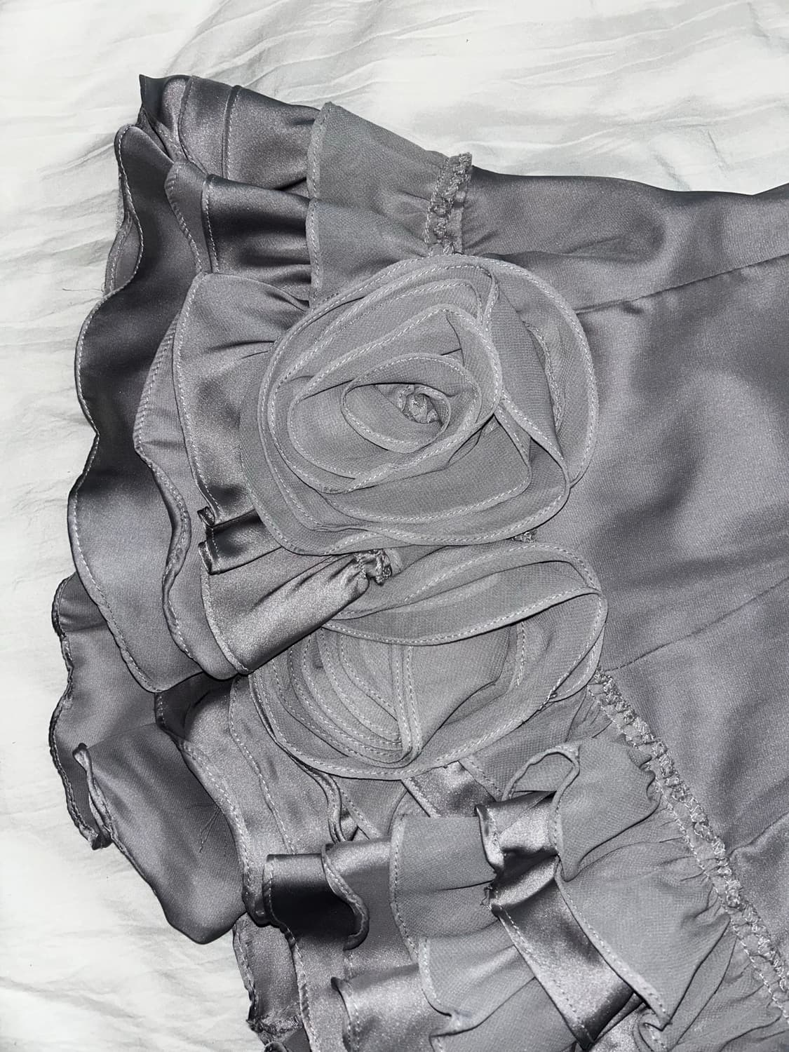 코사지 프릴 스커트 상품이미지6