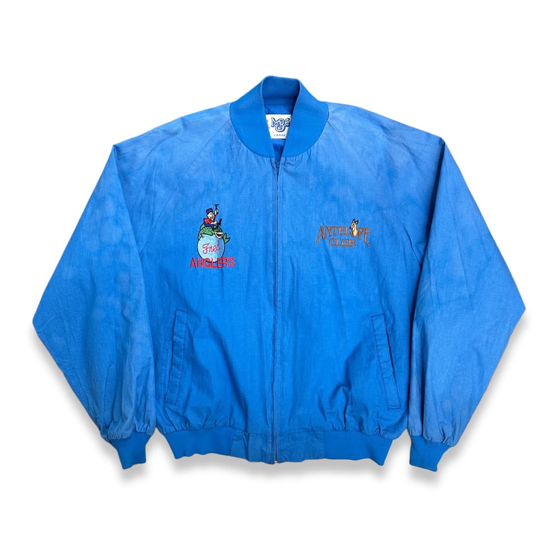 80s USA 페이딩 봄버 자켓 L 상품이미지1