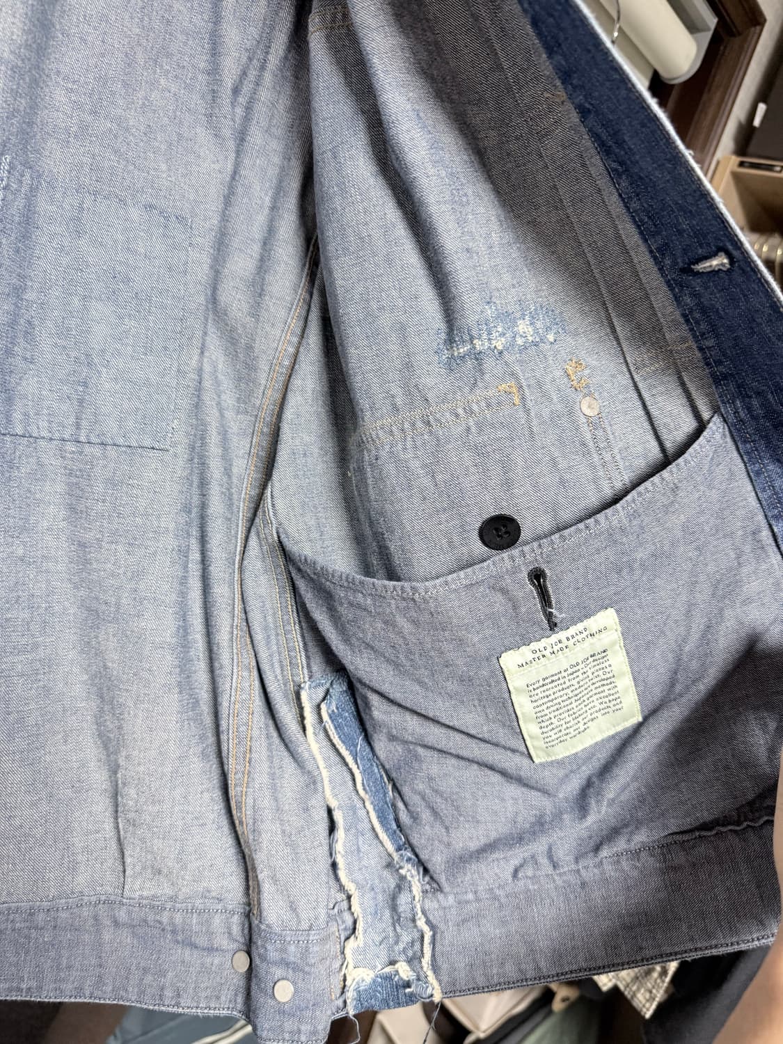 올드조 스카페이스 데님자켓 상품이미지6
