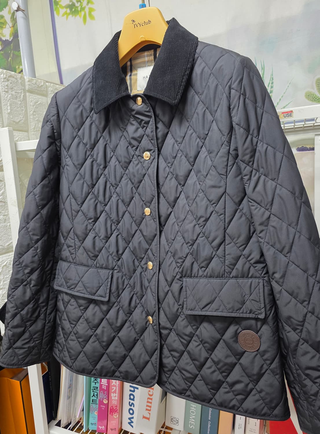 헤지스 여성퀼팅점퍼 55 간절기 봄가을 경량 누빔자켓 AD49 상품이미지3