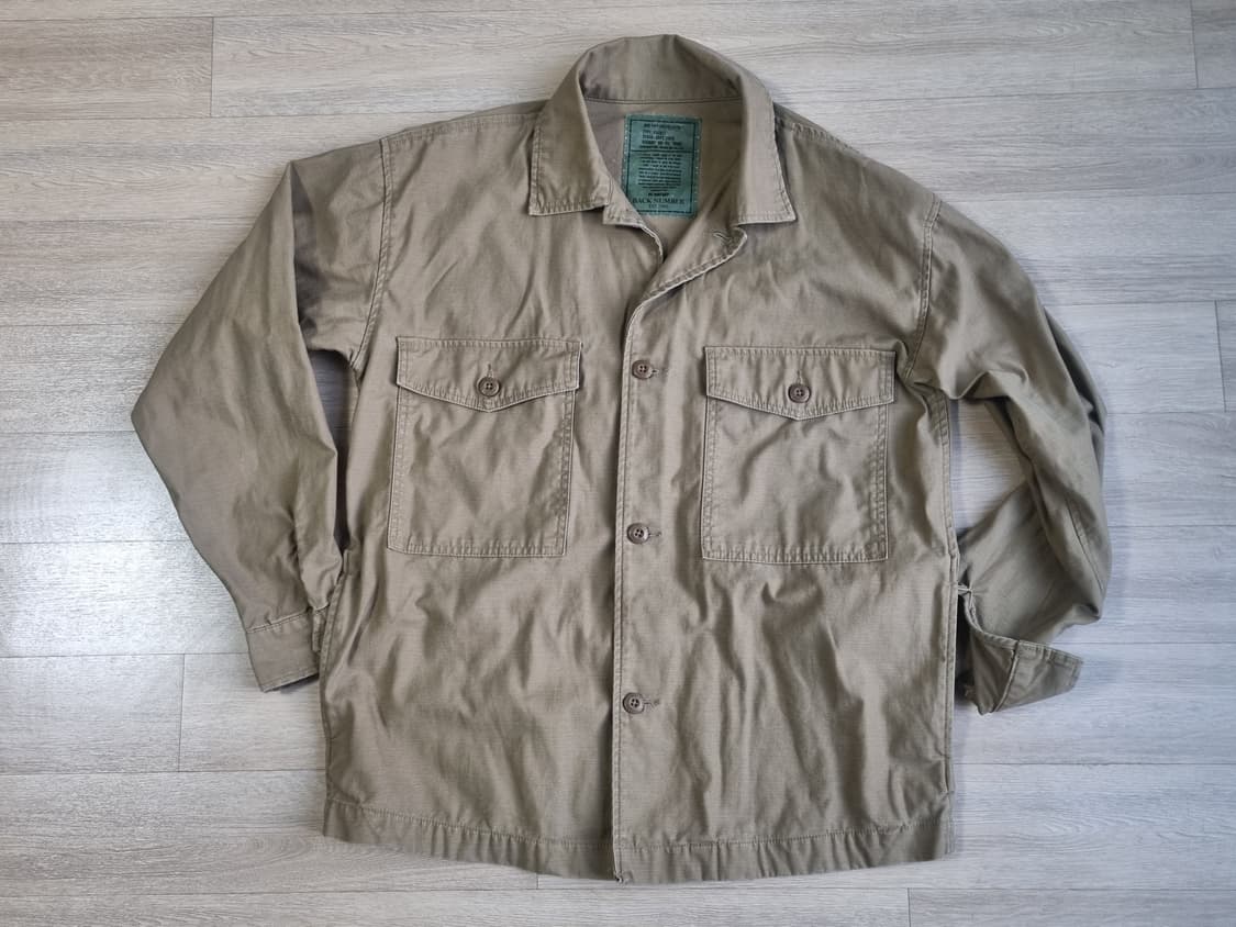 BACK NUMBER 백사틴 셔켓 상품이미지1