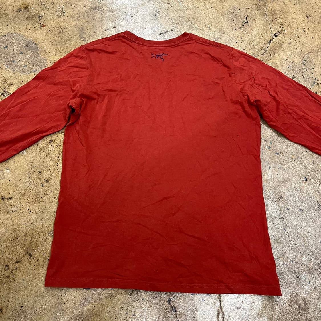 [정품/M] 아크테릭스 메이플 로고 롱슬리브 티셔츠 레드 b10 상품이미지4