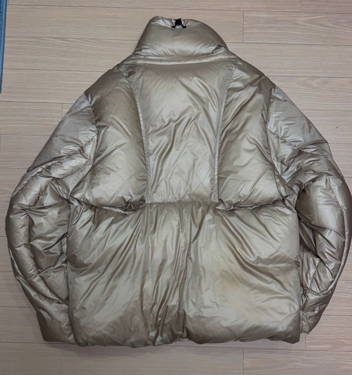 (L) cord 코드 실버베이지 다운 점퍼 상품이미지3