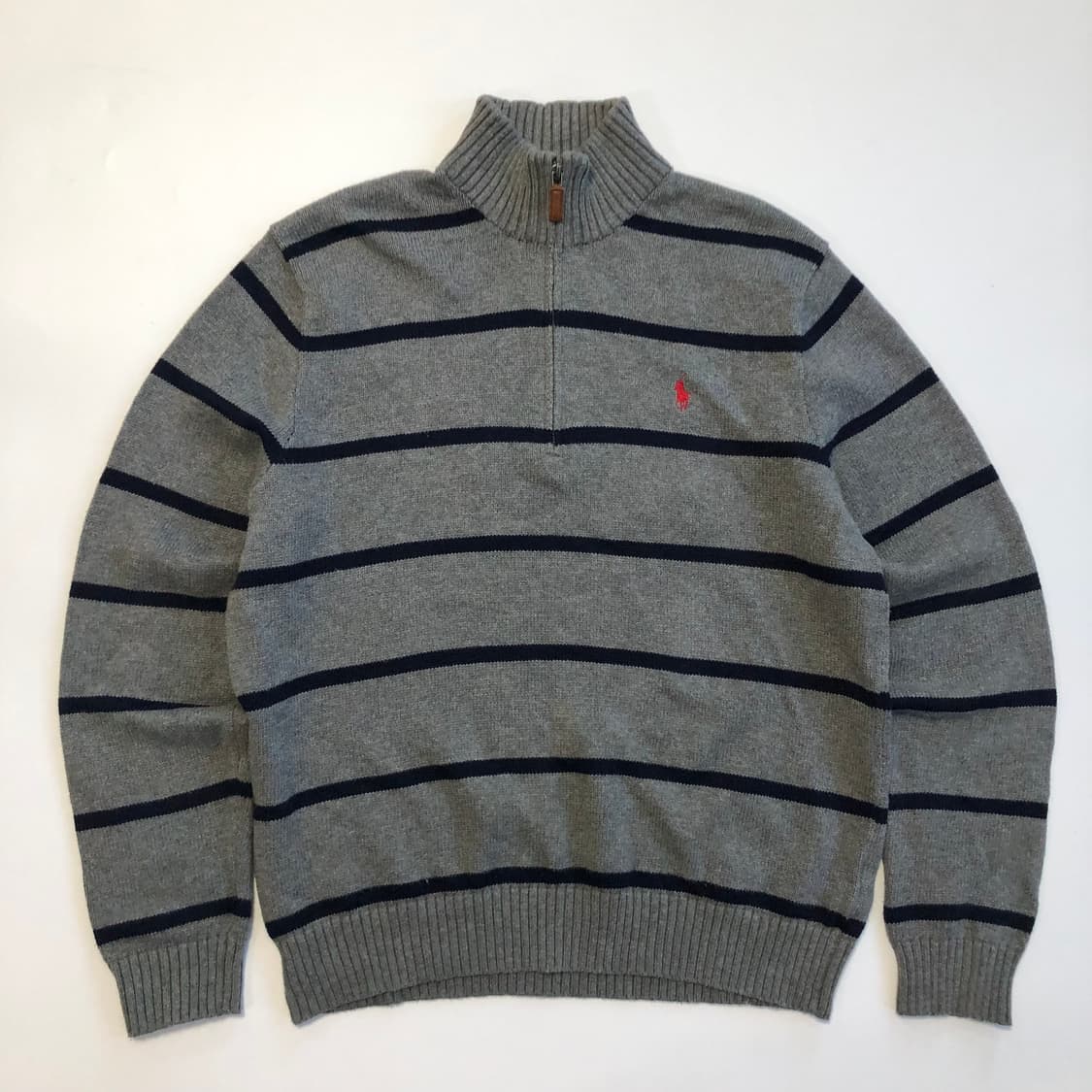 폴로 니트 반집업 상품이미지1