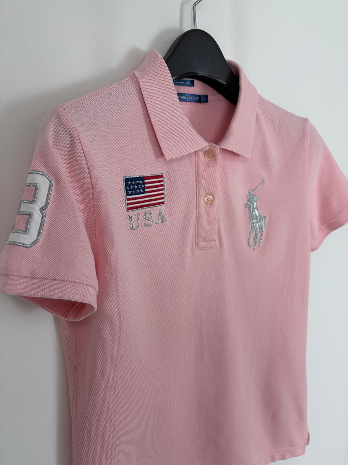 a306) 폴로랄프로렌 USA 빅포니 카라티 상품이미지2