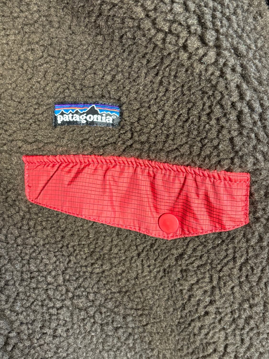 [XL] 파타고니아 글리세이드 리버시블 신칠라 브라운/레드 레어품 상품이미지6