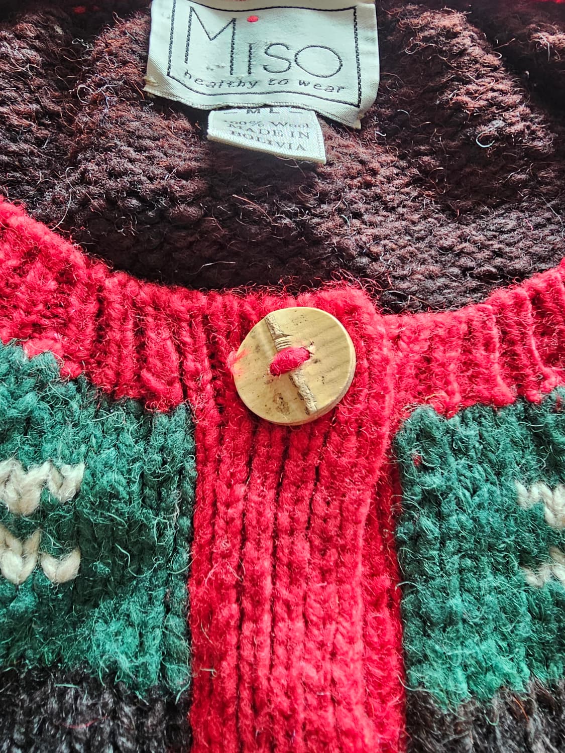 빈티지 크리스마스 울가디건 상품이미지4