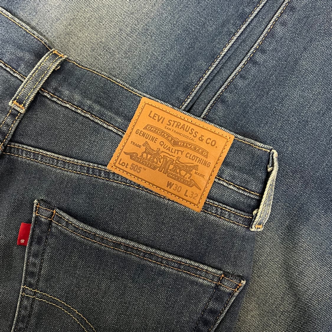 리바이스 프리미엄 505 블랭크탭 데님 팬츠 청바지 30 상품이미지4