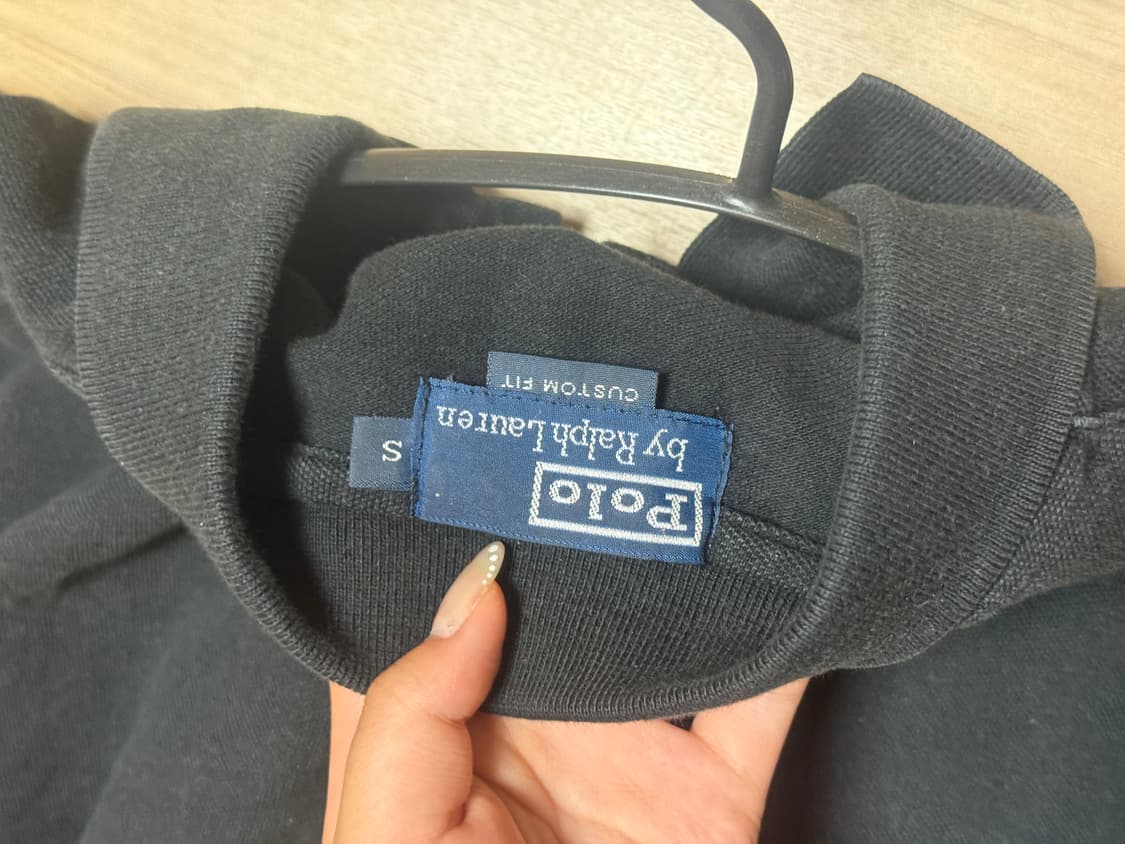 폴로 빅포니 카라티 블랙 레드 s 반팔 상품이미지3