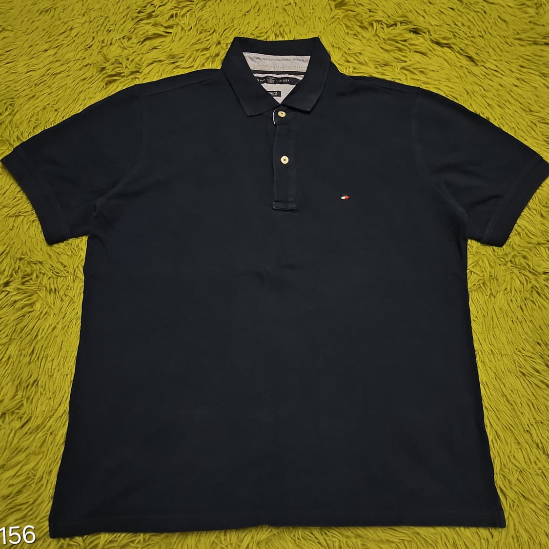 타미힐피거 커스텀핏 카라티 (네이비/L) 상품이미지1