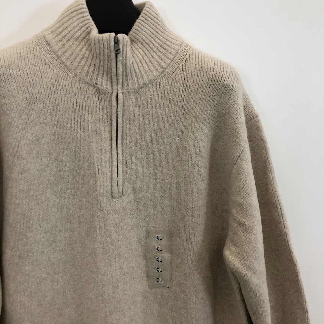 유니클로 (새상품) 울 하프집업니트 XL 상품이미지2