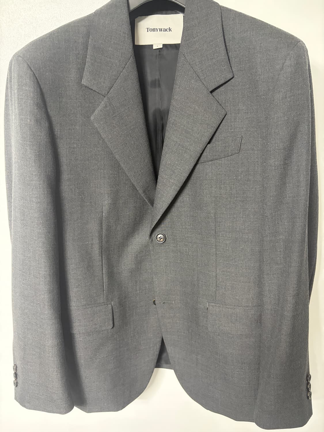 24fw 셋업) 토니웩 뉴시그니처 버진울 블레이저 슬랙스 L,28 상품이미지2